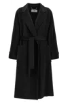 Elisabetta Franchi Dressing Gown Coat Coats And Trench Coats Black In Black
