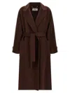 Elisabetta Franchi Dressing Gown Coat Coats And Trench Coats Brown In Brown