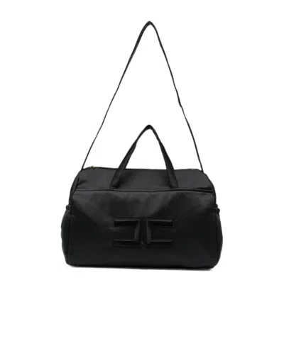 Elisabetta Franchi Dual-handle Shoulder Bag In Black