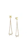 Elisabetta Franchi Earrings With Bow In Gold