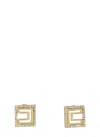 Elisabetta Franchi Earrings With Logo In Gold