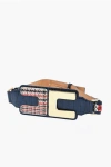 Elisabetta Franchi Eco-leather Maxi Logo Belt In Multi