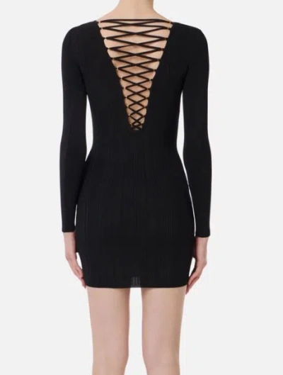 Elisabetta Franchi Elegant And Stylish Dress In Black