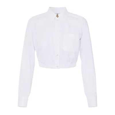 Elisabetta Franchi Elegant Button-up Shirt In White