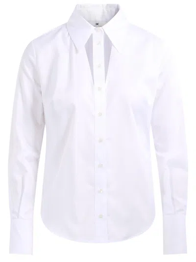 Elisabetta Franchi Elegant Mini Blouse In White