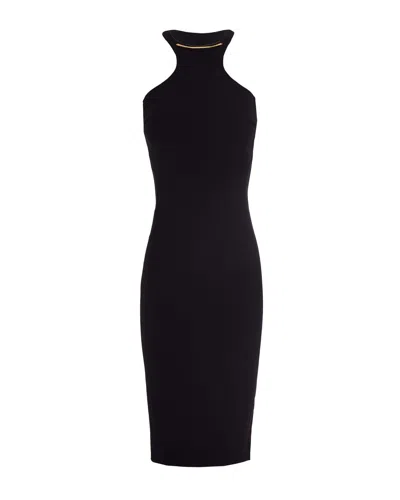 Elisabetta Franchi Elegant Mini Dress For Women In Black