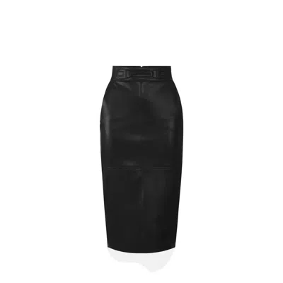 Elisabetta Franchi Elegant Mini Skirt For Spring/summer 2026 In Black