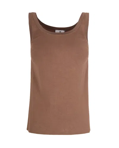 Elisabetta Franchi Elegant Mini T-shirt For Women - Ss26 Collection In Brown