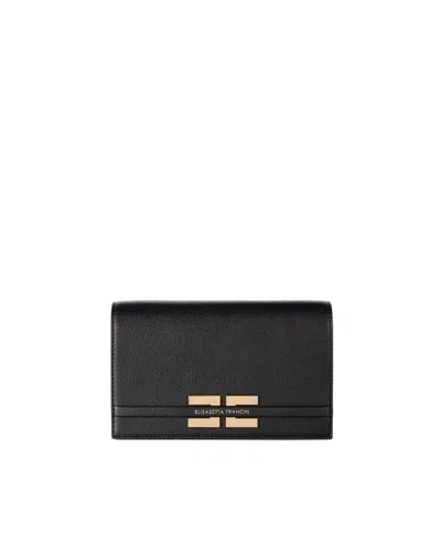 Elisabetta Franchi Elegant Structured Mini Tote For Women In Black