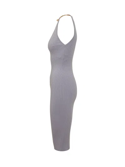Elisabetta Franchi Elegant Suit With A-frame Neck In Lilla