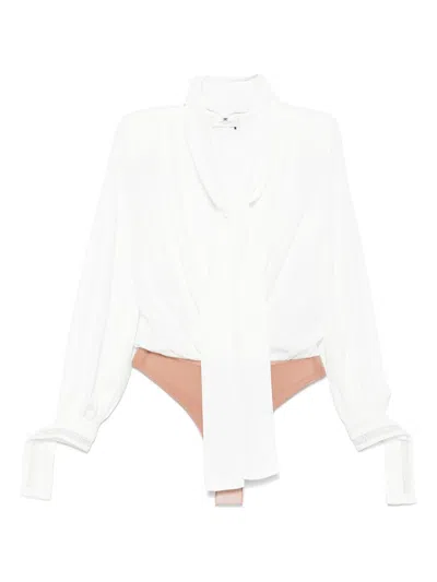 ELISABETTA FRANCHI ELISABETTA FRANCHI ELEGANT VISCOSE BOW BLOUSE