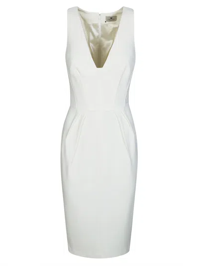 Elisabetta Franchi Elegant Women's Suit In Bianco