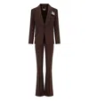Elisabetta Franchi Elisabetta Frachi Coffee Suit In Brown