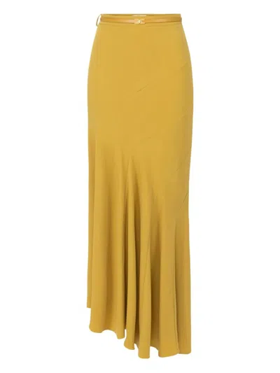 Elisabetta Franchi Belted Midi Skirt