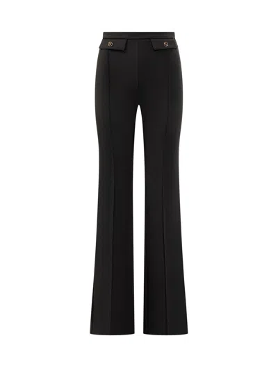 Elisabetta Franchi Black Flared Pants