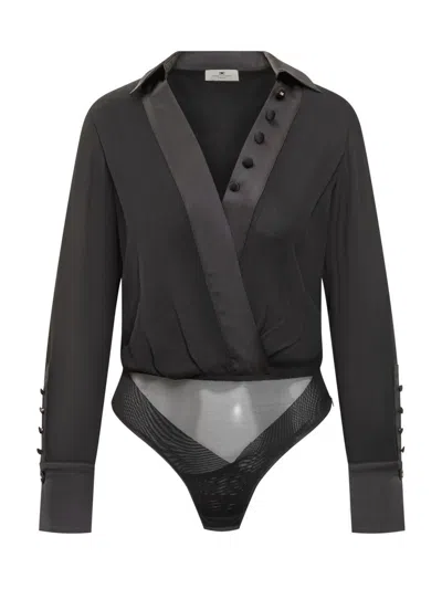 Elisabetta Franchi Bodysuit In Black