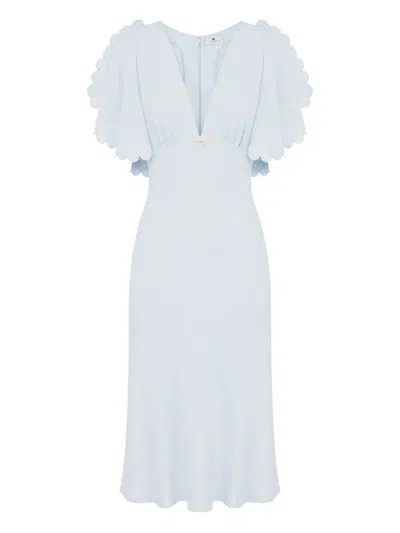 ELISABETTA FRANCHI ELISABETTA FRANCHI ELISABETTA FRANCHI CREPE MIDI DRESS