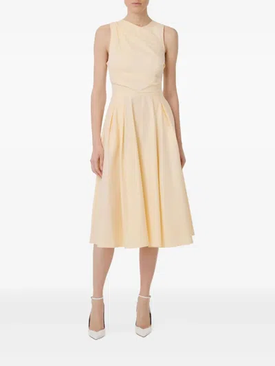 ELISABETTA FRANCHI ELISABETTA FRANCHI ELISABETTA FRANCHI DRAPED MIDI DRESS