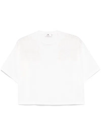 ELISABETTA FRANCHI ELISABETTA FRANCHI ELISABETTA FRANCHI EMBROIDERED T-SHIRT