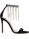 Elisabetta Franchi Embellished Sandals In Black