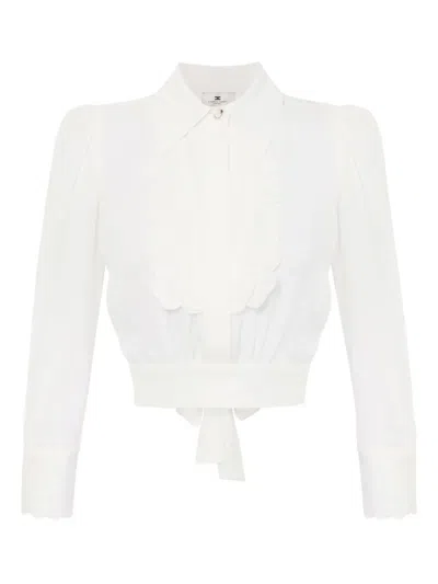 ELISABETTA FRANCHI EMBROIDERED-DESIGN SHIRT