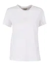 Elisabetta Franchi Embroidered Logo White Cotton T-shirt In White