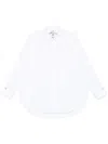 Elisabetta Franchi Logo-embroidered Poplin Shirt In White