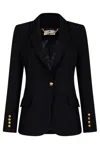 Elisabetta Franchi Embroidery And Strap Crêpe Jacket