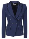 Elisabetta Franchi Essential Jacket In Oltremare