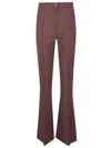 Elisabetta Franchi Essential Pant In Brown