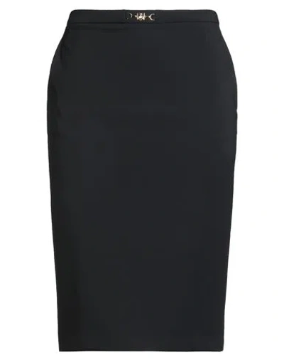 Elisabetta Franchi Essential Woman Midi Skirt Black Size 10 Polyester, Elastane