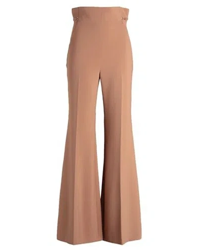 Elisabetta Franchi Essential Woman Pants Blush Size 8 Polyester, Elastane In Pink