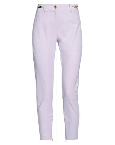Elisabetta Franchi Essential Woman Pants Lilac Size 8 Polyamide, Elastane In Purple