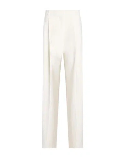 Elisabetta Franchi Essentials Woman Pants Ivory Size 4 Polyester, Elastane In White