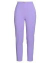 Elisabetta Franchi Essentials Woman Pants Lilac Size 8 Polyester, Elastane In Purple