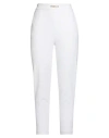 Elisabetta Franchi Essentials Woman Pants Off White Size 8 Polyester, Elastane