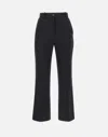 Elisabetta Franchi Events Black Crepe Trousers