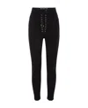 Elisabetta Franchi Eyelet-detailing Skinny Jeans In Black