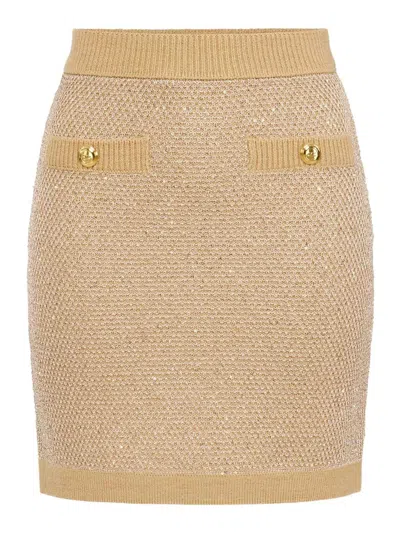 ELISABETTA FRANCHI FALDA SEMILARGA - BEIS