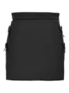 Elisabetta Franchi Bow Side Embellishments Mini Skort