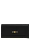 Elisabetta Franchi Black Twist-lock Fastening Detachable Chain-link Shoulder Strap