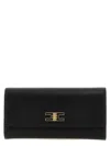 Elisabetta Franchi Black Twist-lock Fastening Detachable Chain-link Shoulder Strap In Black