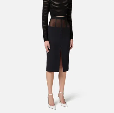 Elisabetta Franchi Female Skirts  Go06653e2 110 In Black