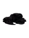 Elisabetta Franchi Fine-knit Scarf In Black
