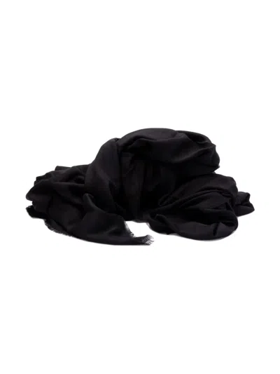 Elisabetta Franchi Fine-knit Scarf In Black