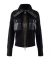 Elisabetta Franchi Sleek Zippered Fisherman Cardigan In Black