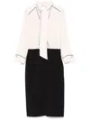 Elisabetta Franchi Vestido Corto - Beis In Black