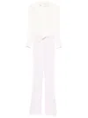 Elisabetta Franchi Chain-embellished Jumpsuit In White