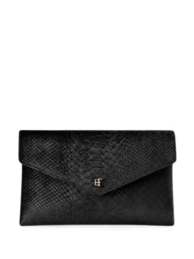 Elisabetta Franchi Flap Clutch By  In Black
