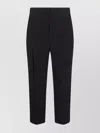 Elisabetta Franchi Flap Pockets High Waist Pleated Trousers